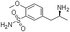R-(-)-5-(2-Amino-propyl)-2-methoxy-benzenesulfonamide molecular structure (CAS 112101-81-2)