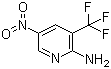 structure of CAS# 1121056-94-7, 5-Nitro-3-(trifluoromethyl)-2-pyridinamine