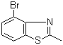 4-Bromo-2-methylbenzothiazole molecular structure (CAS 112146-10-8)