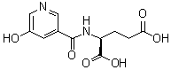 N-[(5-羟基-3-吡啶基)羰基]-L-谷氨酸分子结构 (CAS 112193-35-8)