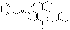 结构式 CAS# 112334-42-6, 4,5-二苄氧基吡啶-2-甲酸苄酯