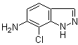 6-Amino-7-chloroindazole molecular structure (CAS 112635-08-2)