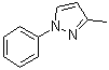 structure of CAS# 1128-54-7, 1-Phenyl-3-methylpyrazole;3-Methyl-1-phenyl-1H-pyrazole; 3-Methyl-1-phenylpyrazole; NSC 163372