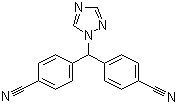 Letrozole molecular structure (CAS 112809-51-5)