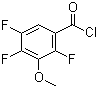 2,4,5-Trifluoro-3-methoxybenzoyl chloride molecular structure (CAS 112811-66-2)