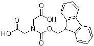 结构式 CAS# 112918-82-8, N-(9-芴基甲氧羰基)亚胺二乙酸