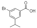structure of CAS# 112930-39-9, 3-Bromo-5-isopropylbenzoic acid;3-Bromo-5-(1-methylethyl)benzoic acid