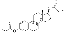 雌二醇 3,17-二丙酸酯分子结构 (CAS 113-38-2)