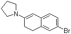 结构式 CAS# 113075-66-4, 1-(6-溴-3,4-二氢-2-萘基)吡咯烷