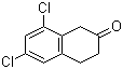 结构式 CAS# 113075-86-8, 6,8-二氯-3,4-二氢-1H-2-萘酮