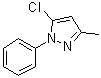 structure of CAS# 1131-17-5, 5-Chloro-3-methyl-1-phenyl-1H-pyrazole;5-Chloro-3-methyl-1-phenylpyrazole