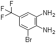 structure of CAS# 113170-72-2, 3-Bromo-4,5-diaminobenzotrifluoride;3-Bromo-5-trifluoromethyl-1,2-phenylenediamine