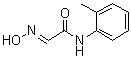 structure of CAS# 1132-03-2, 2-(Hydroxyimino)-N-(2-methylphenyl)acetamide;2-Methylisonitrosoacetanilide; NSC 20557; NSC 625639