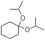structure of CAS# 1132-95-2, 1,1-Diisopropoxycyclohexane