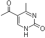 结构式 CAS# 113246-41-6, 5-乙酰基-4-甲基-2(1H)-嘧啶酮