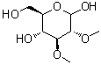 2,3-Di-O-methyl-D-glucopyranose molecular structure (CAS 1133-45-5)