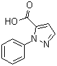 2-Phenyl-2H-pyrazole-3-carboxylic acid molecular structure (CAS 1133-77-3)