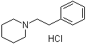 1-(2-苯基乙基)哌啶盐酸盐分子结构 (CAS 1135-33-7)