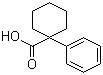 结构式 CAS# 1135-67-7, 1-苯基环己烷羧酸; 1-苯基-1-环己羧酸