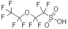 结构式 CAS# 113507-82-7, 全氟-3-氧杂戊烷-磺酸