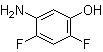 结构式 CAS# 113512-71-3, 5-氨基-2,4-二氟苯酚
