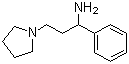 1-Phenyl-3-(pyrrolidin-1-yl)propan-1-amine molecular structure (CAS 113640-37-2)