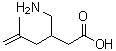 3-(Aminomethyl)-5-methyl-5-hexenoic acid molecular structure (CAS 1136478-30-2)