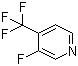 结构式 CAS# 113770-87-9, 3-氟-4-(三氟甲基)吡啶