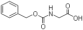 结构式 CAS# 1138-80-3, N-CBZ-甘氨酸; 苄氧羰基甘氨酸