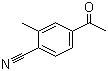 结构式 CAS# 1138444-80-0, 4-乙酰基-2-甲基苯甲腈