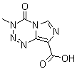 结构式 CAS# 113942-30-6, 替莫唑胺-8-羧酸