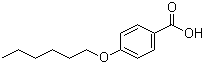 structure of CAS# 1142-39-8, 4-Hexyloxybenzoic acid;4-n-Hexyloxybenzoic acid