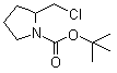 structure of CAS# 1142400-61-0, 2-(Chloromethyl)-1-pyrrolidinecarboxylic acid tert-butyl ester