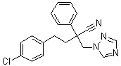 结构式 CAS# 114369-43-6, 腈苯唑