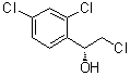 structure of CAS# 114446-57-0, (alphaR)-2,4-Dichloro-alpha-(chloromethyl)benzenemethanol