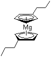 structure of CAS# 114504-74-4, Bis(n-propylcyclopentadienyl)magnesium;Bis(1-propyl-2,4-cyclopentadien-1-yl)magnesium