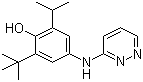 2-(1,1-Dimethylethyl)-6-(1-methylethyl)-4-(3-pyridazinylamino)phenol molecular structure (CAS 114548-84-4)