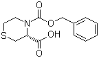 (R)-4-苄氧羰基硫代吗啉-3-甲酸分子结构 (CAS 114580-22-2)