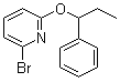 结构式 CAS# 1146079-97-1, 2-溴-6-(1-苯基丙氧基)吡啶