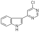 structure of CAS# 1146080-38-7, 3-(6-Chloro-4-pyrimidinyl)-1H-indole