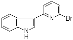 structure of CAS# 1146080-40-1, 3-(6-Bromo-2-pyridinyl)-1H-indole