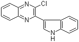 结构式 CAS# 1146080-41-2, 2-氯-3-(1H-吲哚-3-基)喹喔啉