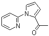 structure of CAS# 1146080-86-5, 1-[1-(2-Pyridinyl)-1H-pyrrol-2-yl]ethanone