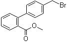 Methyl 4'-bromomethyl biphenyl-2-carboxylate molecular structure (CAS 114772-38-2)