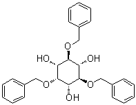 structure of CAS# 114828-08-9, 2,4,6-Tri-O-benzyl-myo-inositol