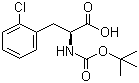 Boc-2-chloro-L-phenylalanine molecular structure (CAS 114873-02-8)