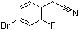 structure of CAS# 114897-91-5, 4-Bromo-2-fluorophenylacetonitrile;4-Bromo-2-fluorobenzyl cyanide