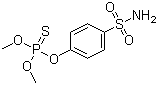 structure of CAS# 115-93-5, Cythioate;O,O-Dimethyl O-[4-(aminosulfonyl)phenyl]thiophosphate