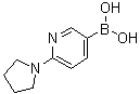 [2-(Pyrrolidin-1-yl)pyridin-5-yl]boronic acid molecular structure (CAS 1150114-75-2)