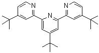 structure of CAS# 115091-29-7, 4,4',4''-Tri-tert-butyl-2,2':6',2''-terpyridine